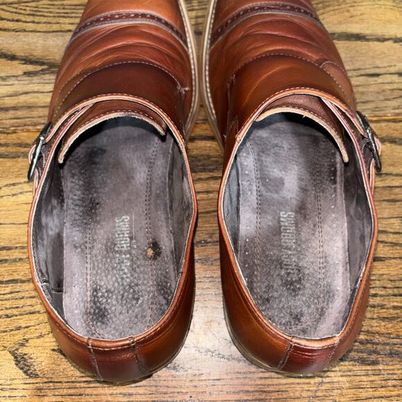 Stacy Adams Cap Toe Monk Strap Dress Shoes Cognac Brown Leather 11.5M main image 8